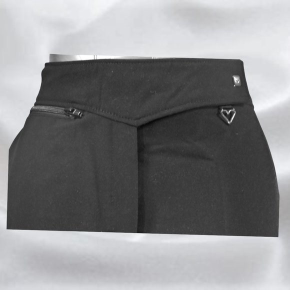 OBERMEYER Black Stirrup Ski Pants in Size 10R - Picture 3 of 7
